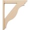 Ekena Millwork 5 1/2-in W x 30-in D x 36-in H Funston Slat Rough Cedar Woodgrain TimberThane Outlooker, Primed Tan OUTUR055X30X36FST24RCPR - alternate 2